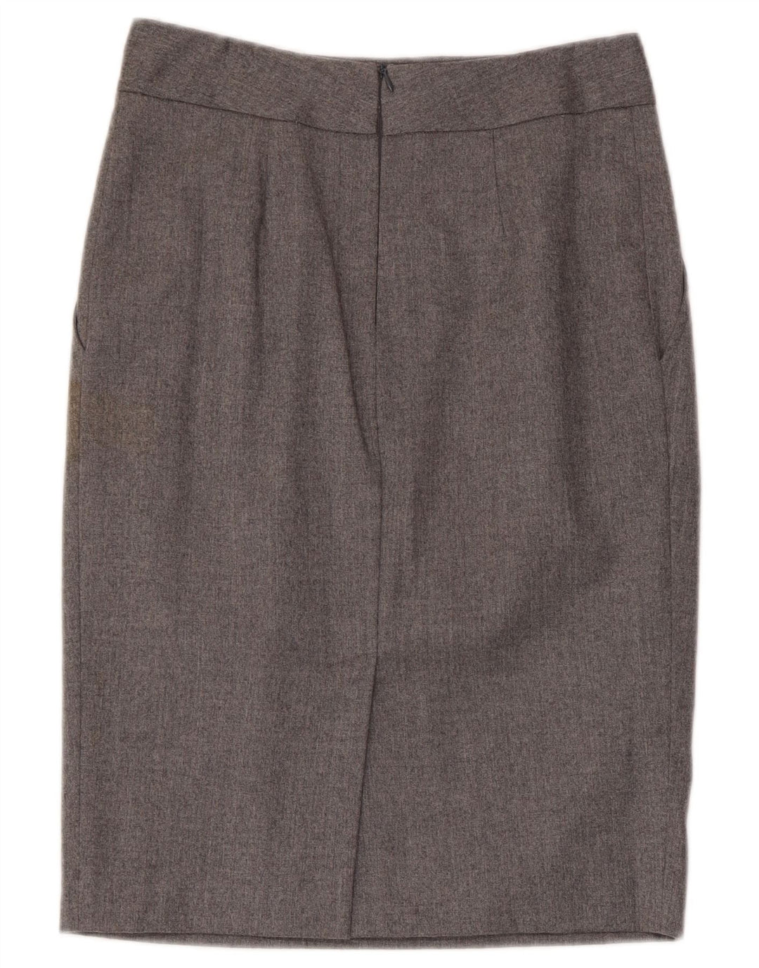 BLUMARINE Womens Pencil Skirt IT 42 Medium W28  Grey Virgin Wool