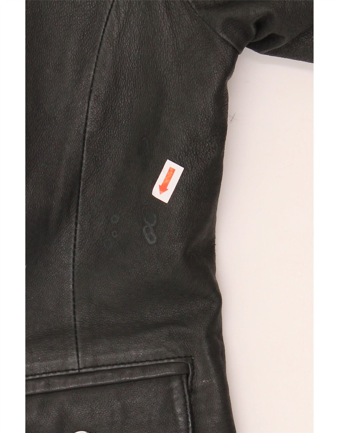 CONBIPEL Womens Leather Jacket IT 44 Medium Black Leather Vintage Conbipel and Second-Hand Conbipel from Messina Hembry 