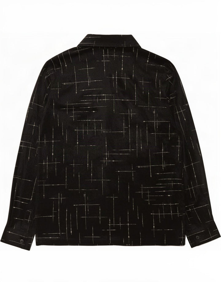 Tipo' S Herrenhemd XL Schwarz kariertes Polyester