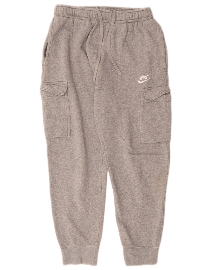 Nike Herren Cargo-Trainingshose, Jogginghose, Größe S, Grau, Baumwolle