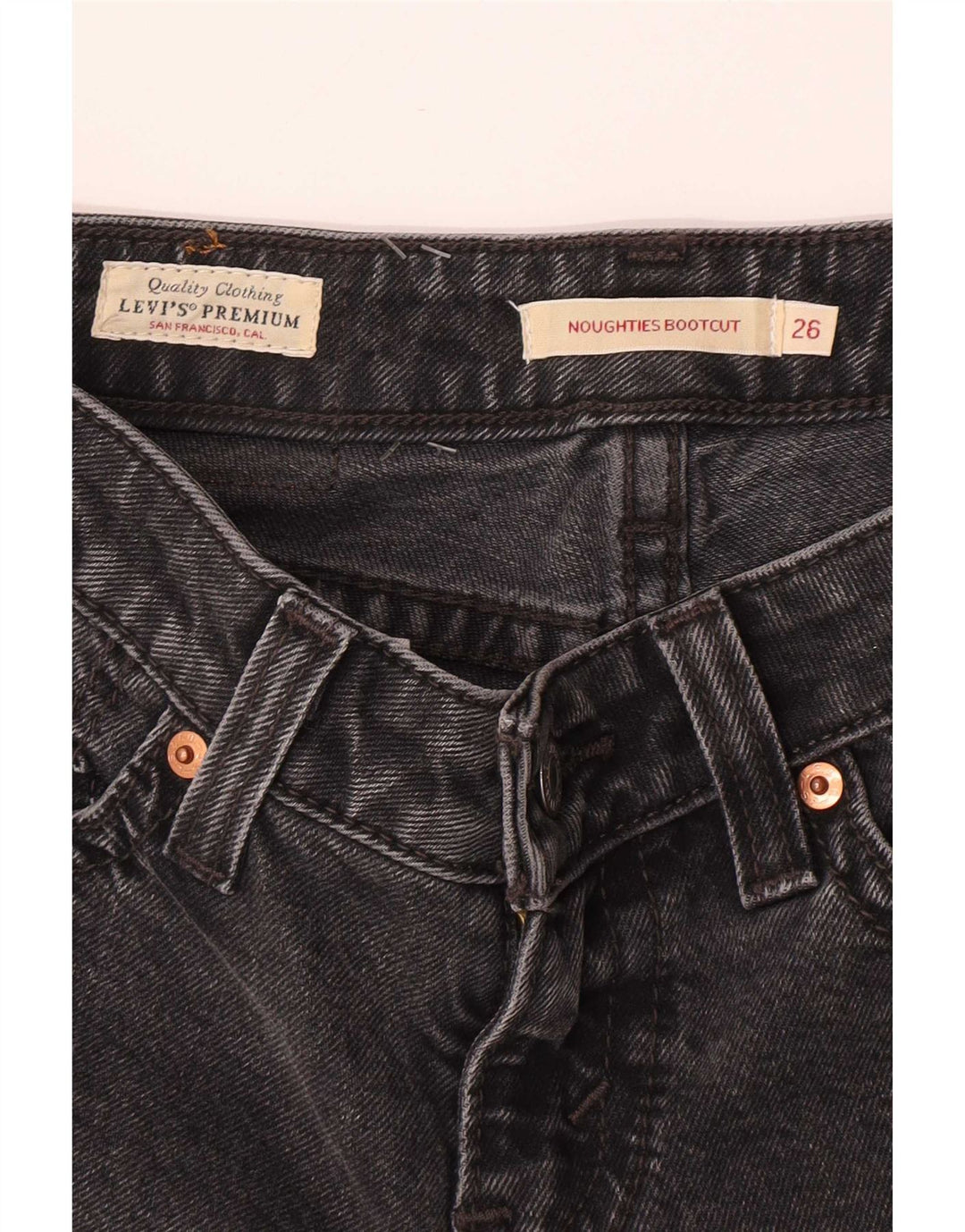 Levi's Damen Bootcut Jeans W26 L29 Grau