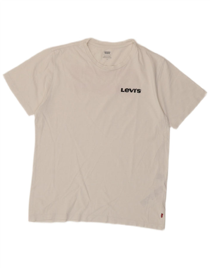 Levi's Herren-T-Shirt mit Grafik, mittelweiße Baumwolle