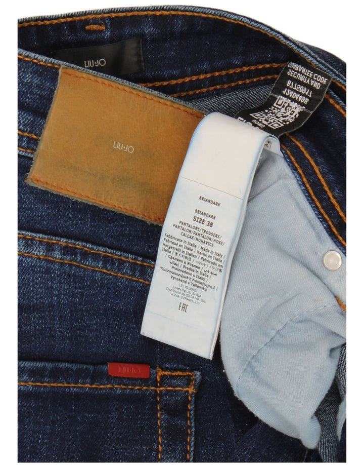 LIU JO Herren Regular Fit Straight Jeans W38 L32 Blaue Baumwolle