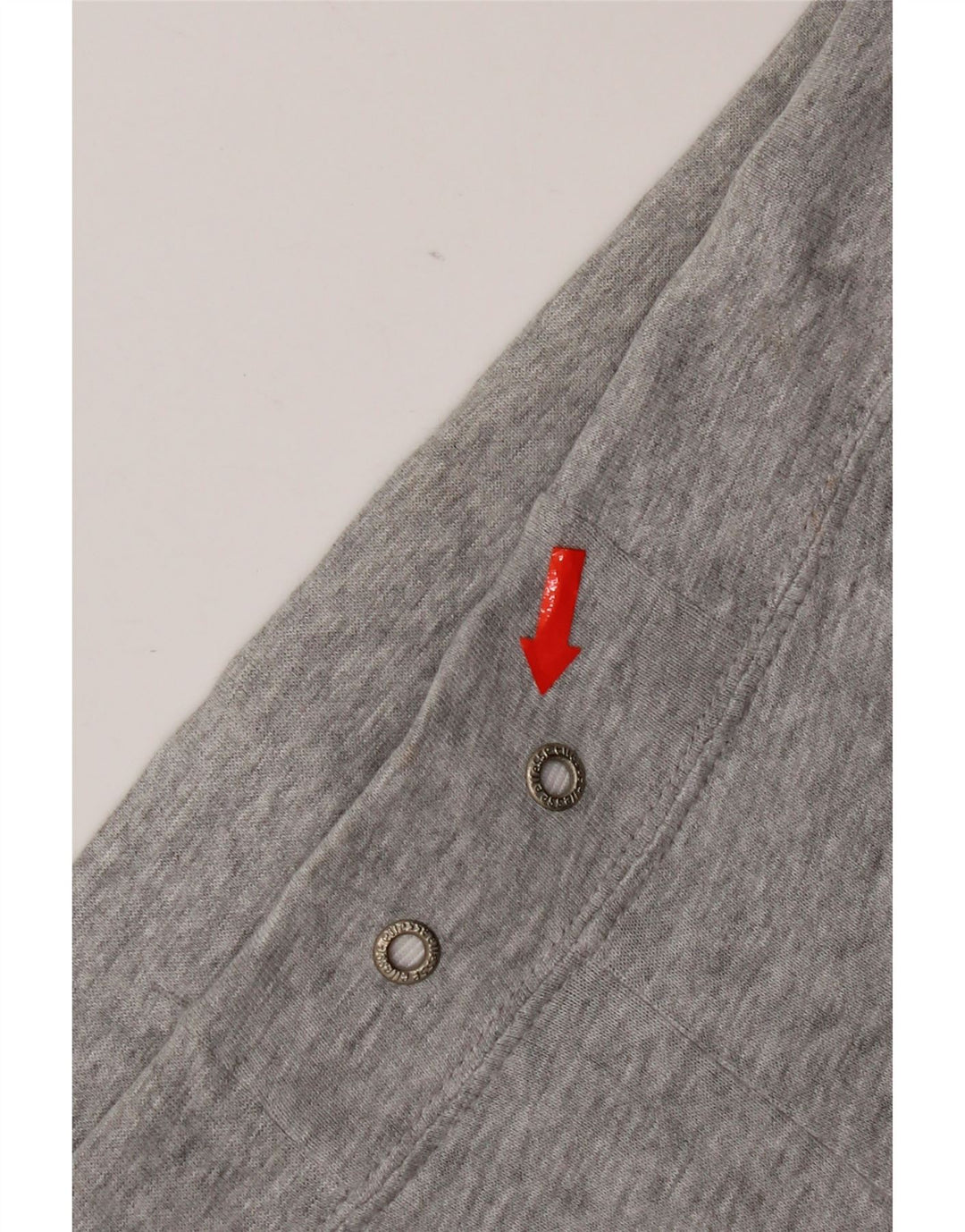 Ellesse Damen Leggings UK 16 Large Graue Baumwolle