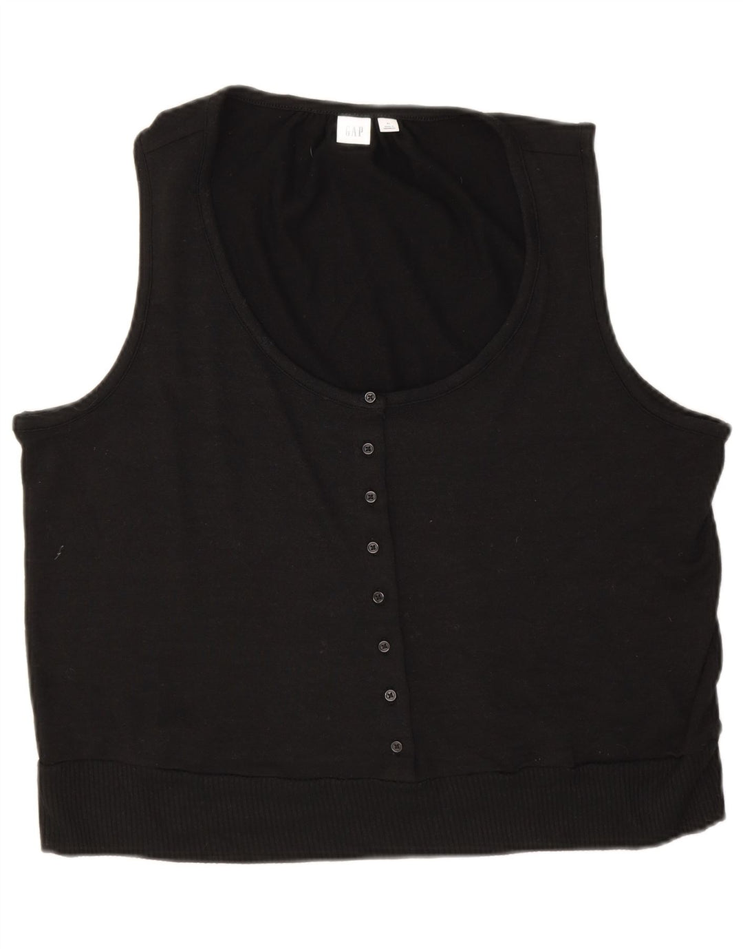 Gap Ärmelloses Damen-Blusenoberteil, UK 18, XL, Schwarz, Polyester