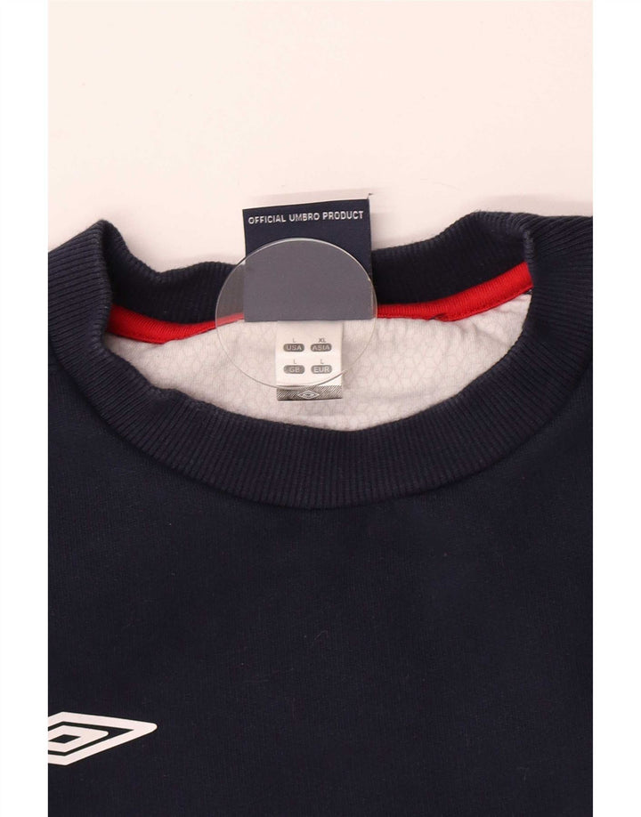 Umbro Herren Sweatshirt Pullover Large Marineblau