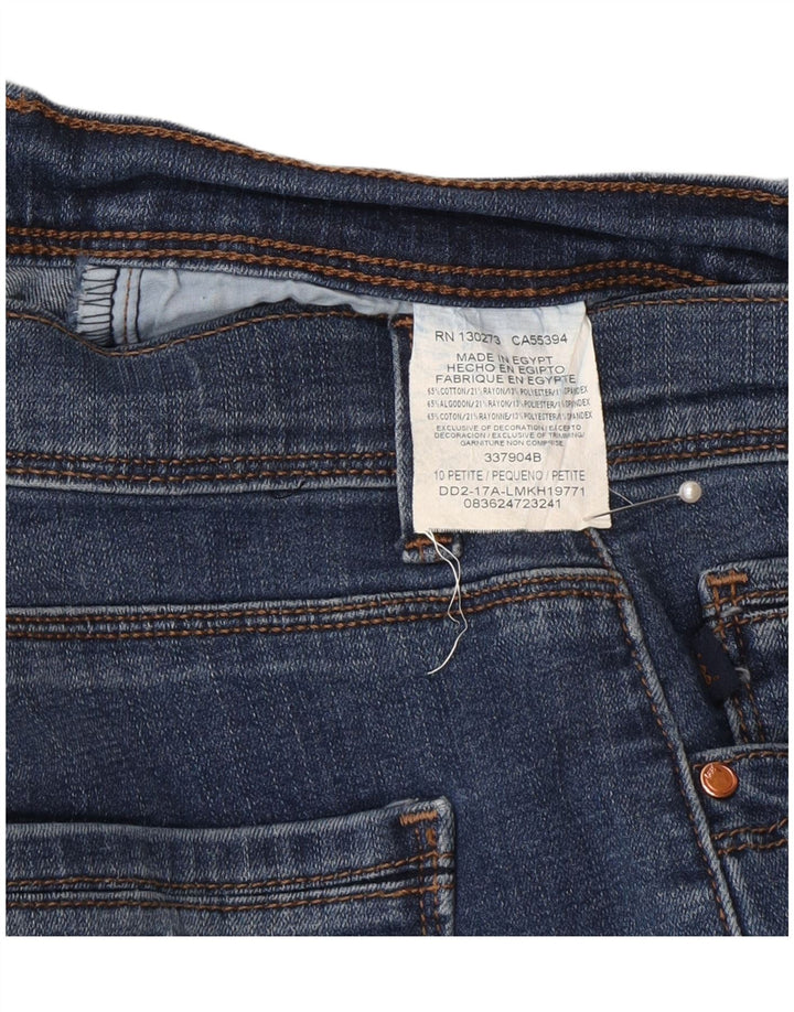 Lee Damen Capri-Jeans US 10 Large W30 L23 Blaue Baumwolle