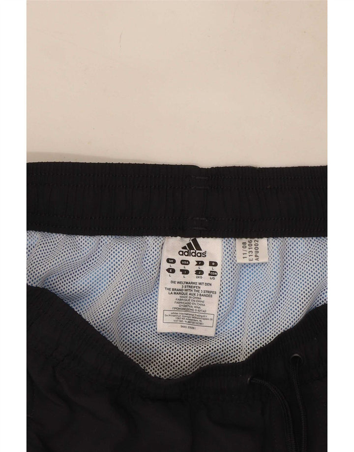 Adidas Herren-Badeshorts, groß, schwarzes Colourblock-Polyester