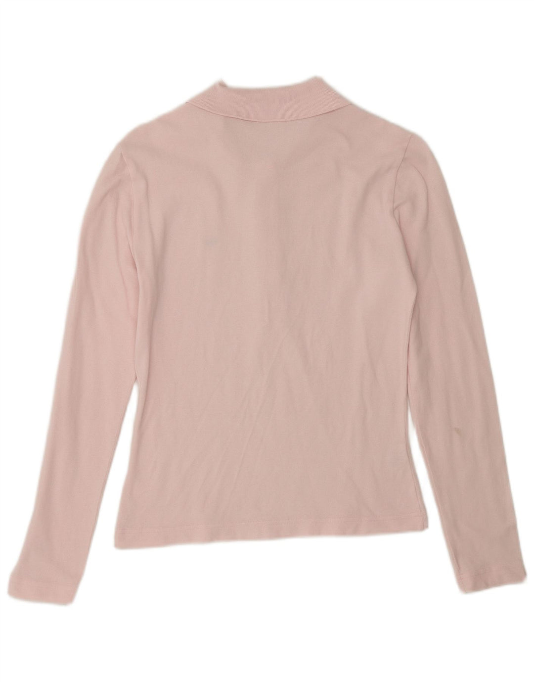 Lacoste Damen-Langarm-Poloshirt, Größe 40, mittelrosa, Baumwolle