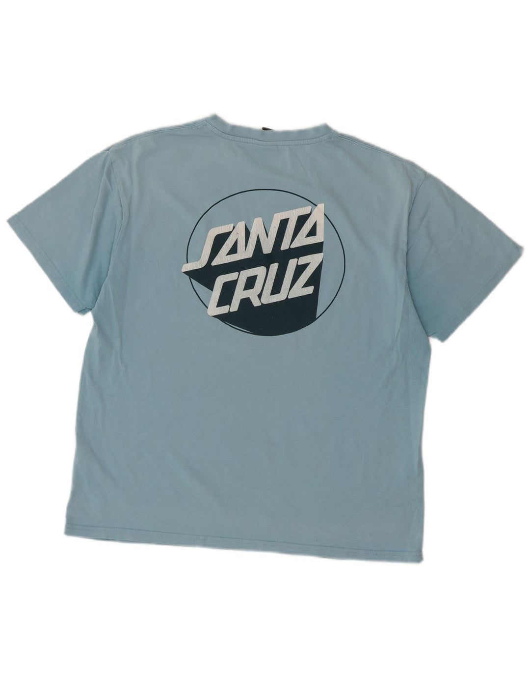 Santa Cruz Herren-T-Shirt mit Grafik, mittelblaue Baumwolle