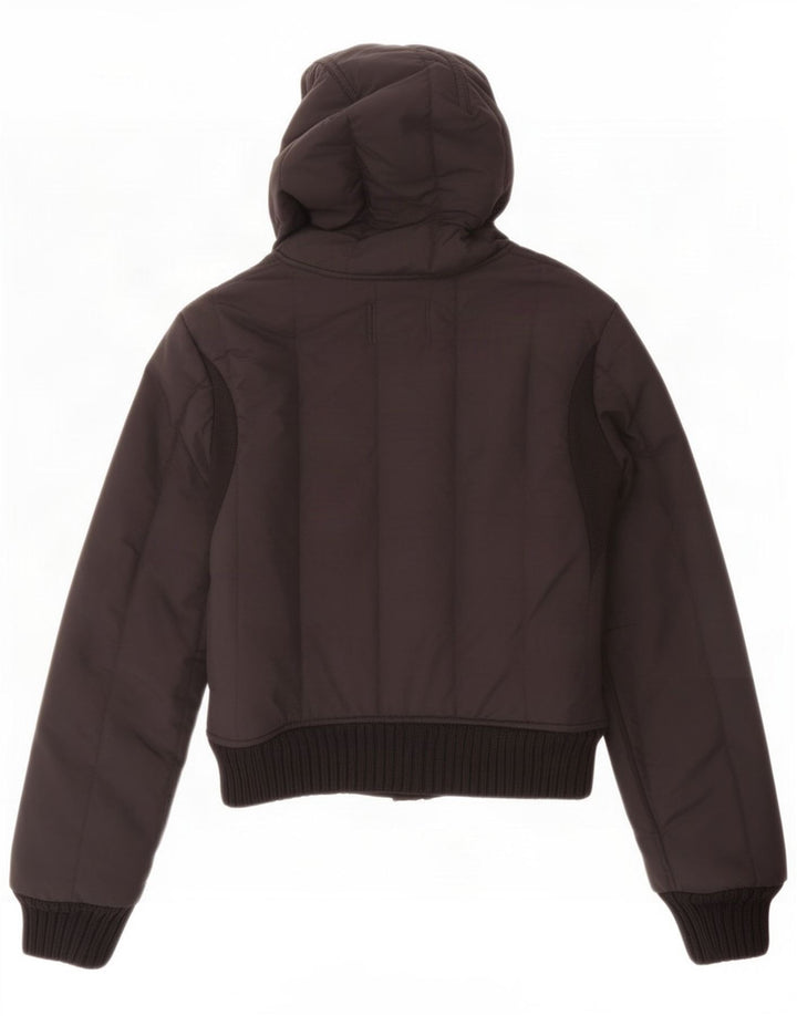 Refrigiwear Wattierte Damenjacke mit Kapuze, UK 10, Klein, Schwarz, Polyamid