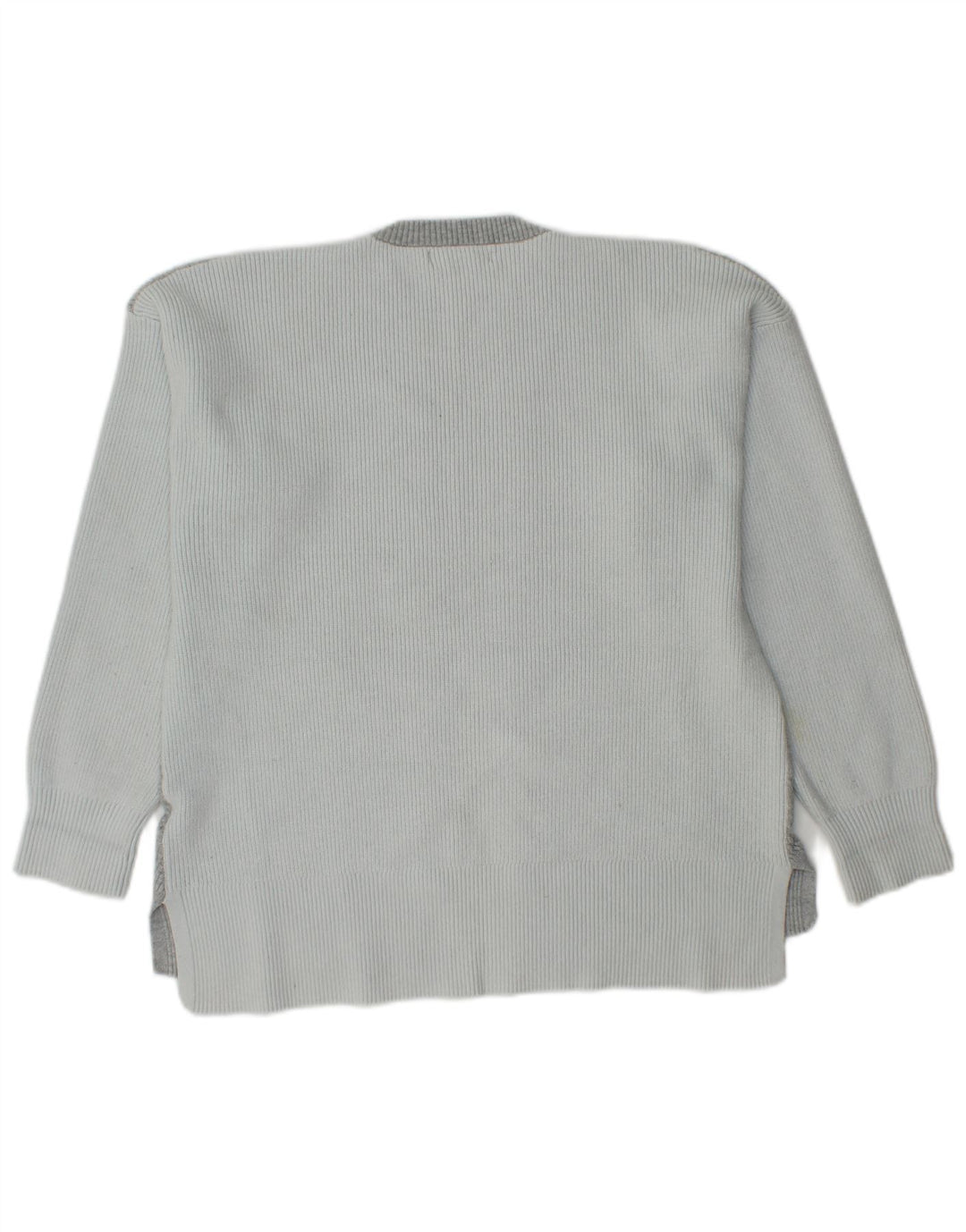Marks & Spencer Damen-Pullover mit Rundhalsausschnitt, Gr. 40, Größe L, Grau