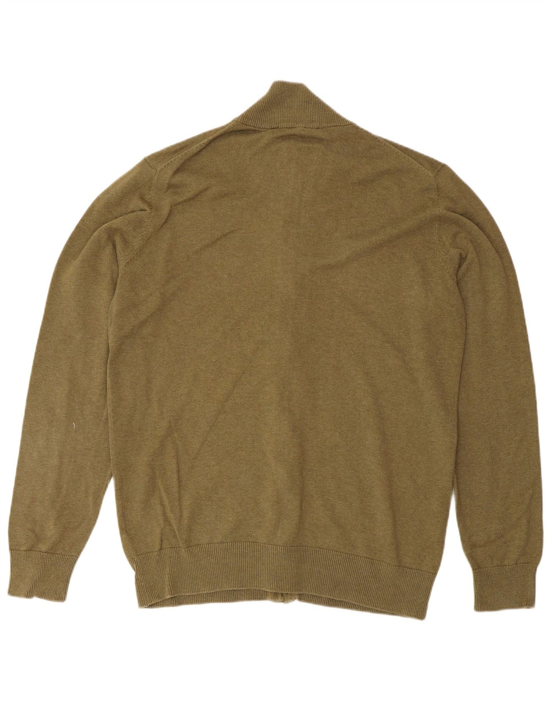Crew Clothing Herren-Cardigan aus mittelgrauer Baumwolle