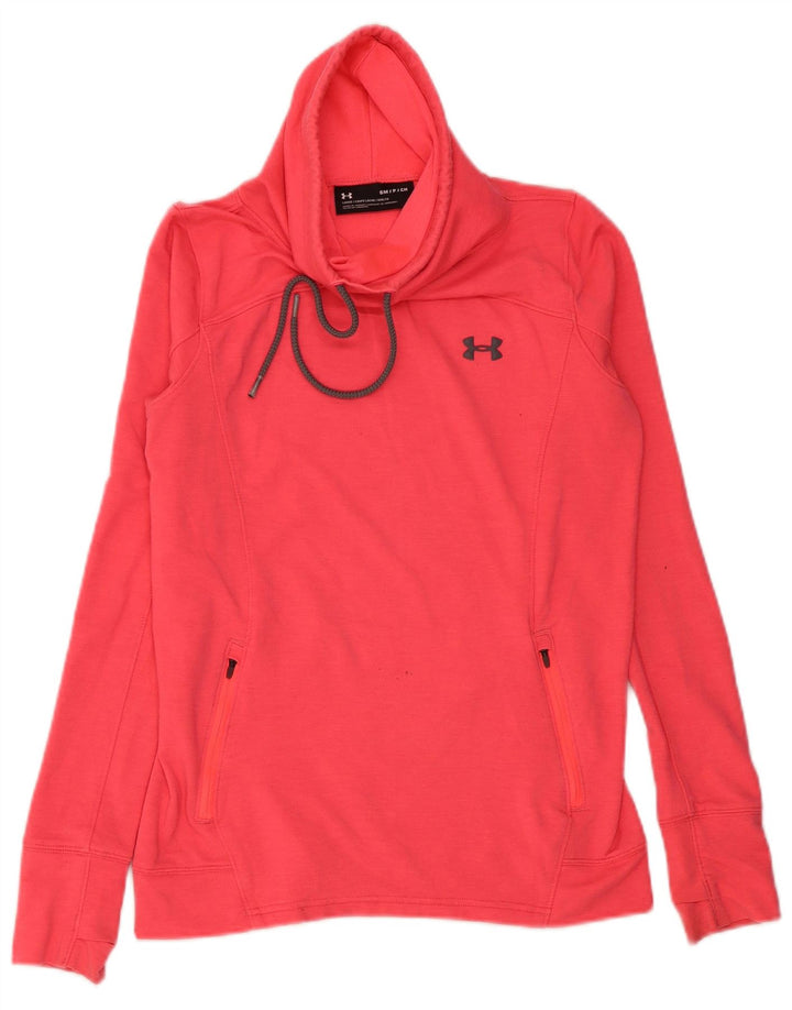 Under Armour Damen-Sweatshirt mit Rollkragen, Gr. 10, Größe S, Rosa, Polyester