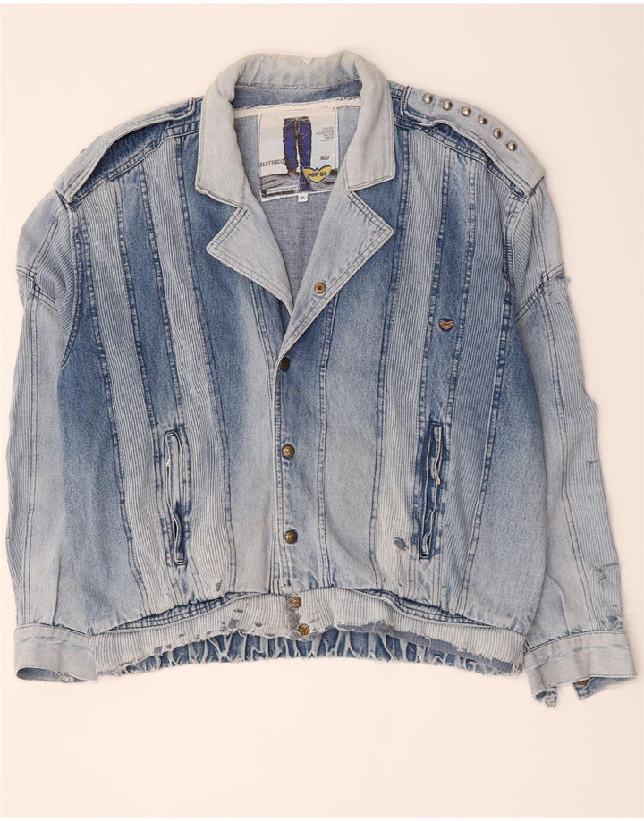 POP 84 Herren Jeansjacke UK 42 XL Blau