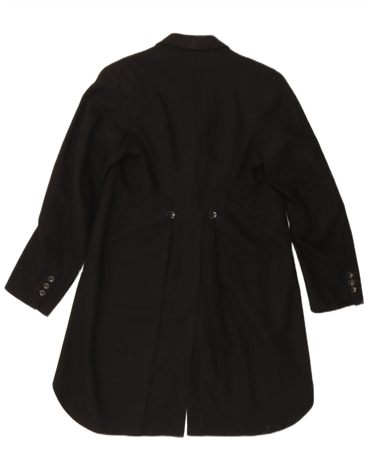 Vintage Herren 1 Knopf Frack Blazer Jacke UK 36 Small Schwarz