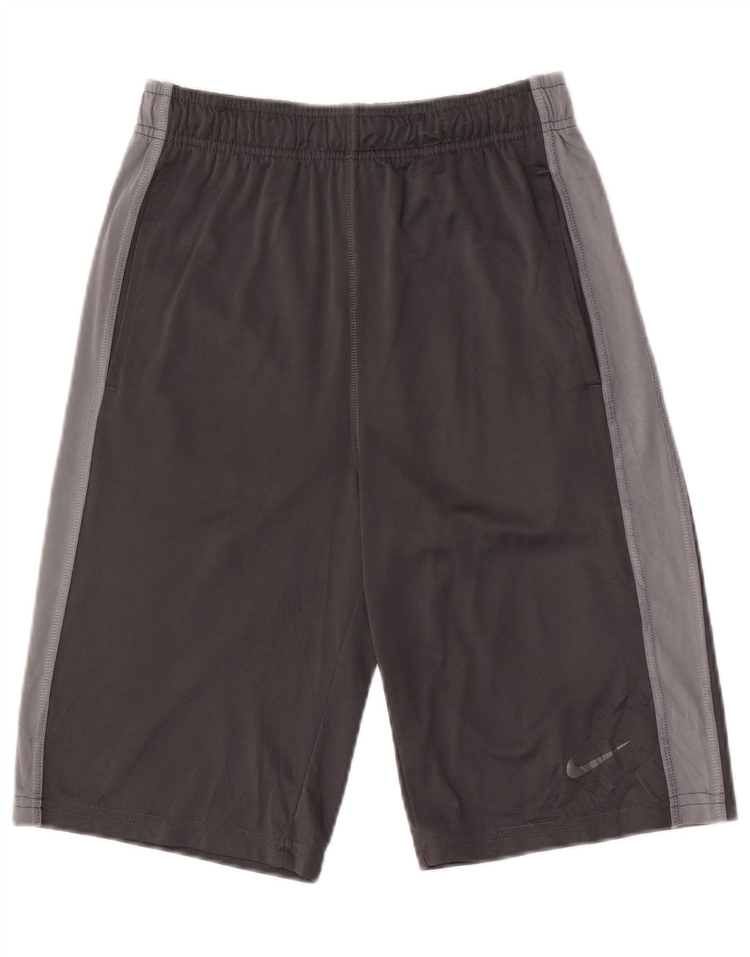 NIKE Herren Dri Fit Sportshorts, groß, graues Polyester