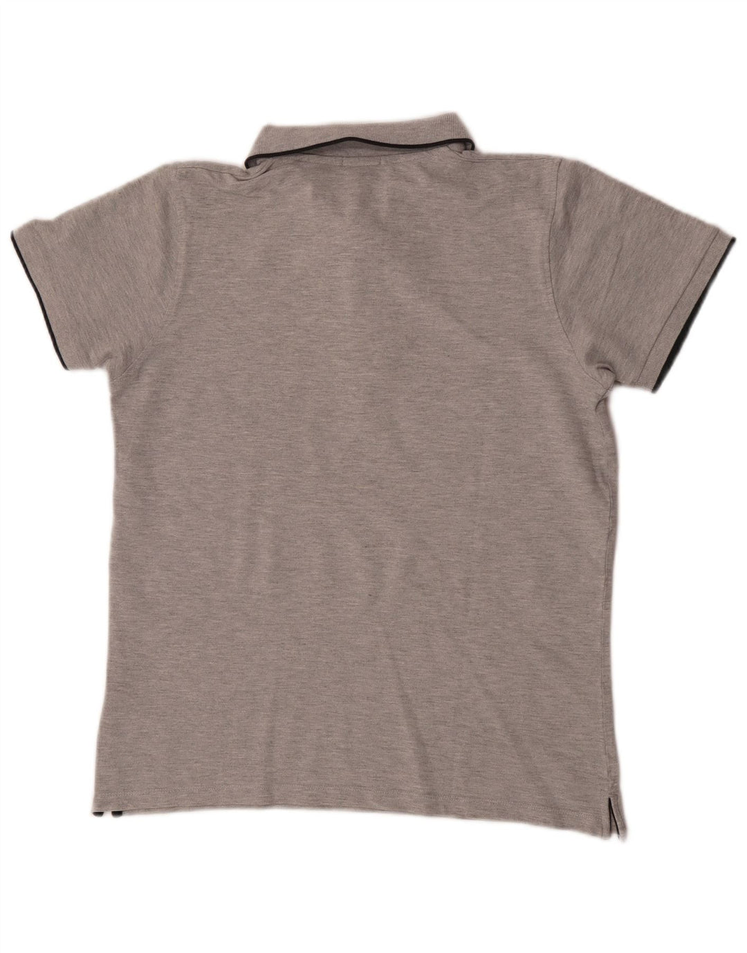 Liu Jo Slim-Fit-Poloshirt für Herren aus mittelgrau gesprenkelter Baumwolle