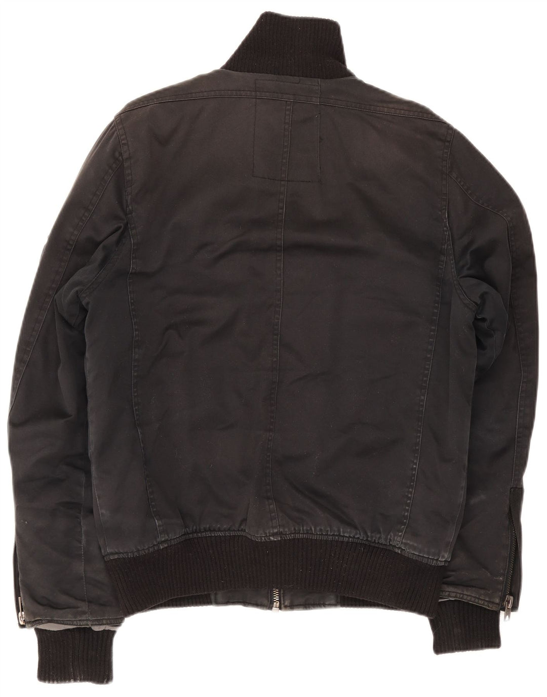 Jack & Jones Herren-Utility-Jacke UK 40 Large aus schwarzer Baumwolle
