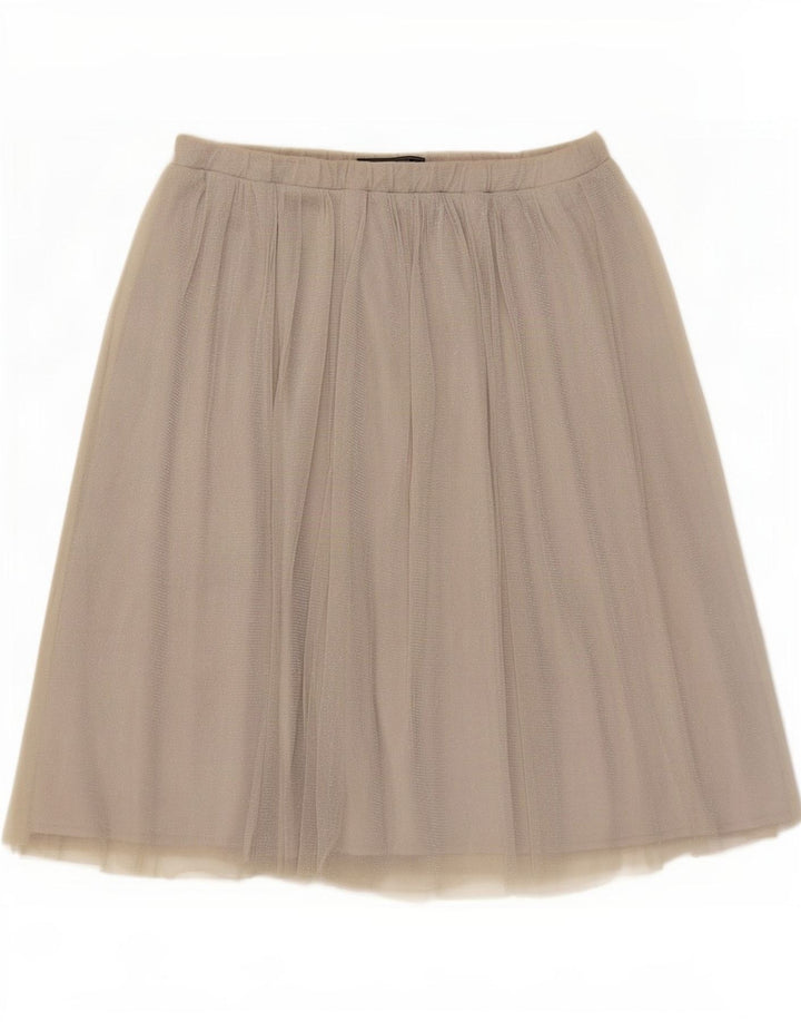 Zara Damen A-Linien-Rock, Größe L, W30, Grau