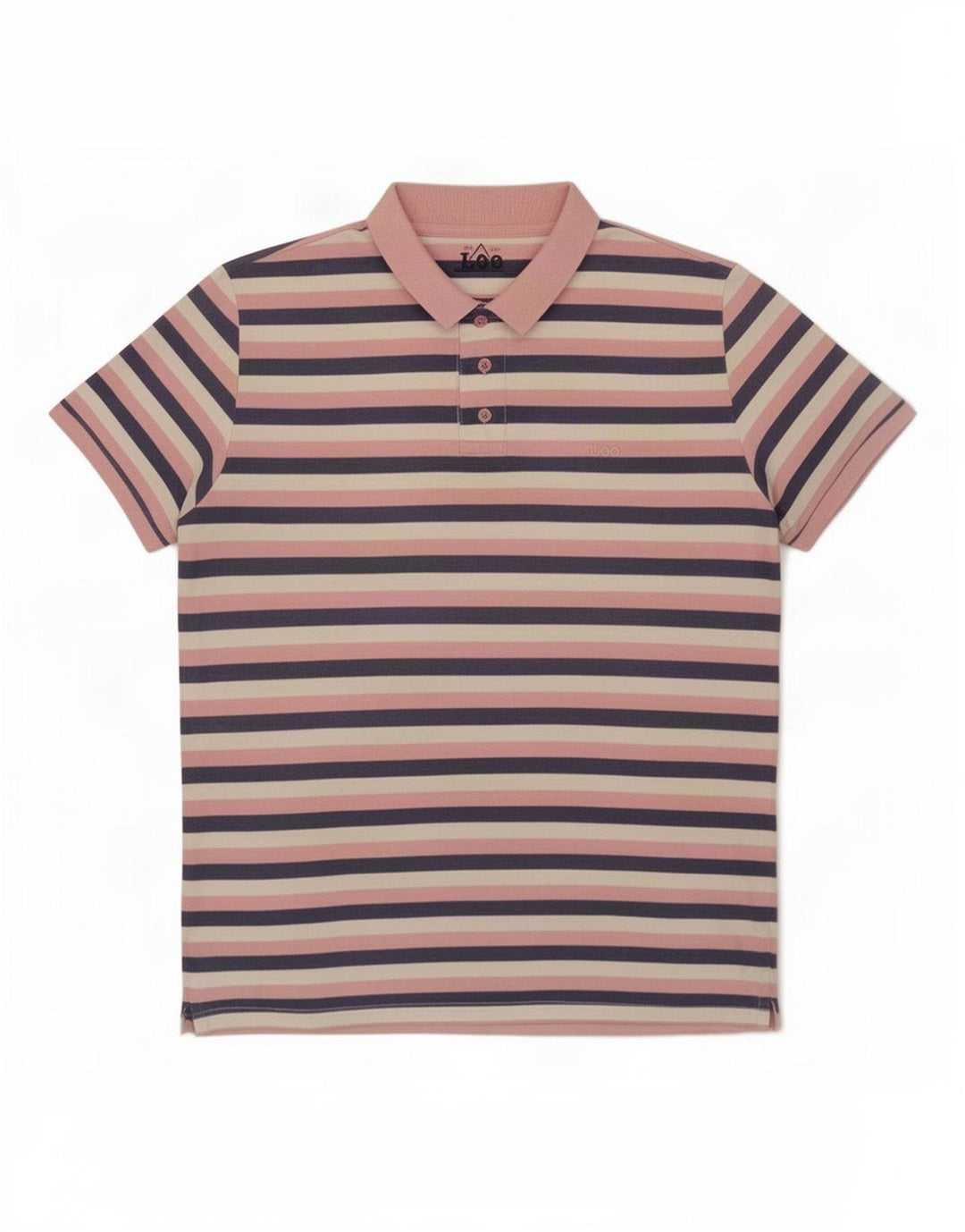 Lee Herren Regular Poloshirt XL Mehrfarbig gestreift aus Baumwolle