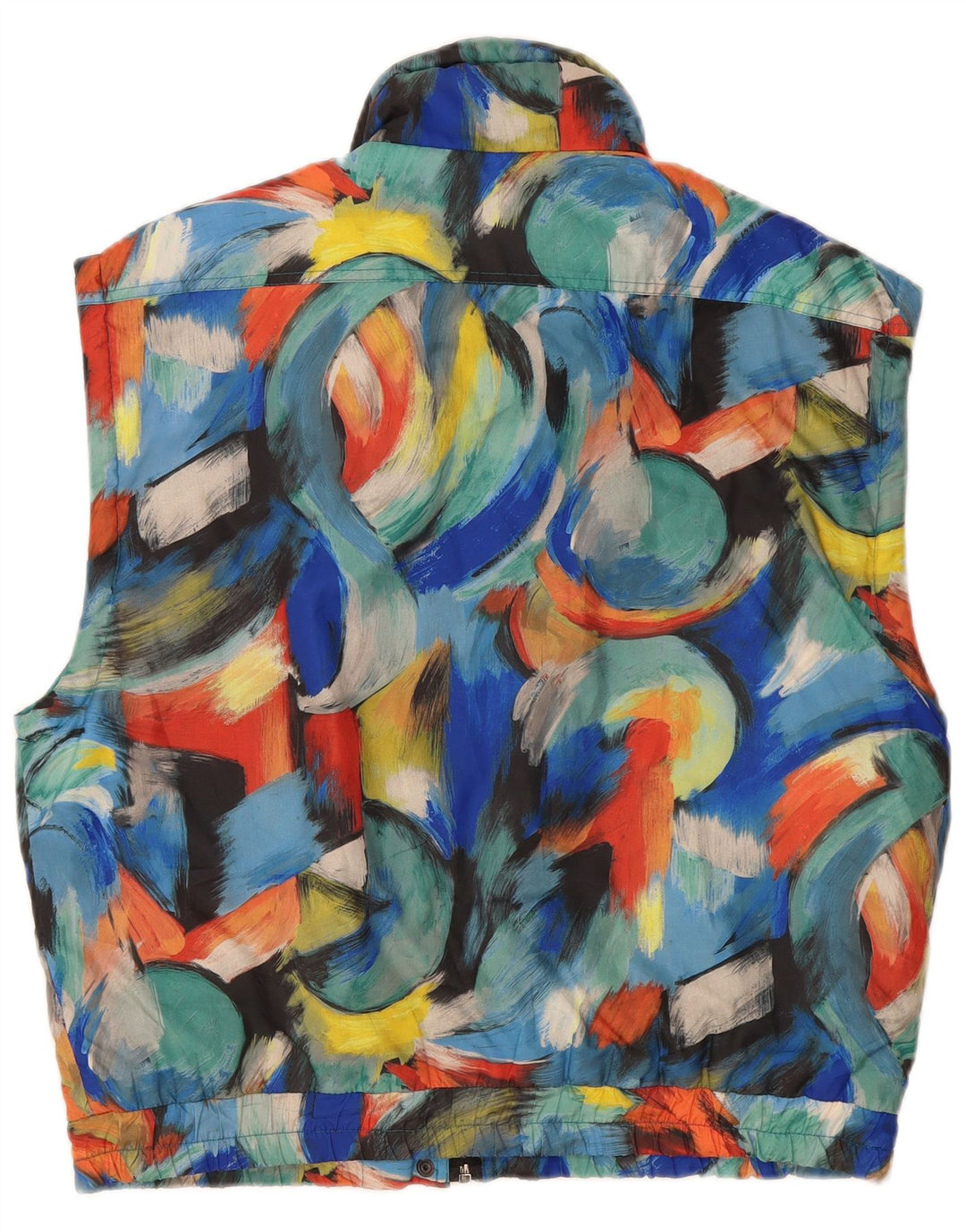 Brugi Damen-Weste mit abstraktem Muster, UK 18, XL, mehrfarbig
