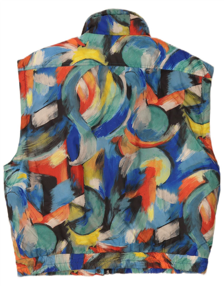 Brugi Damen-Weste mit abstraktem Muster, UK 18, XL, mehrfarbig