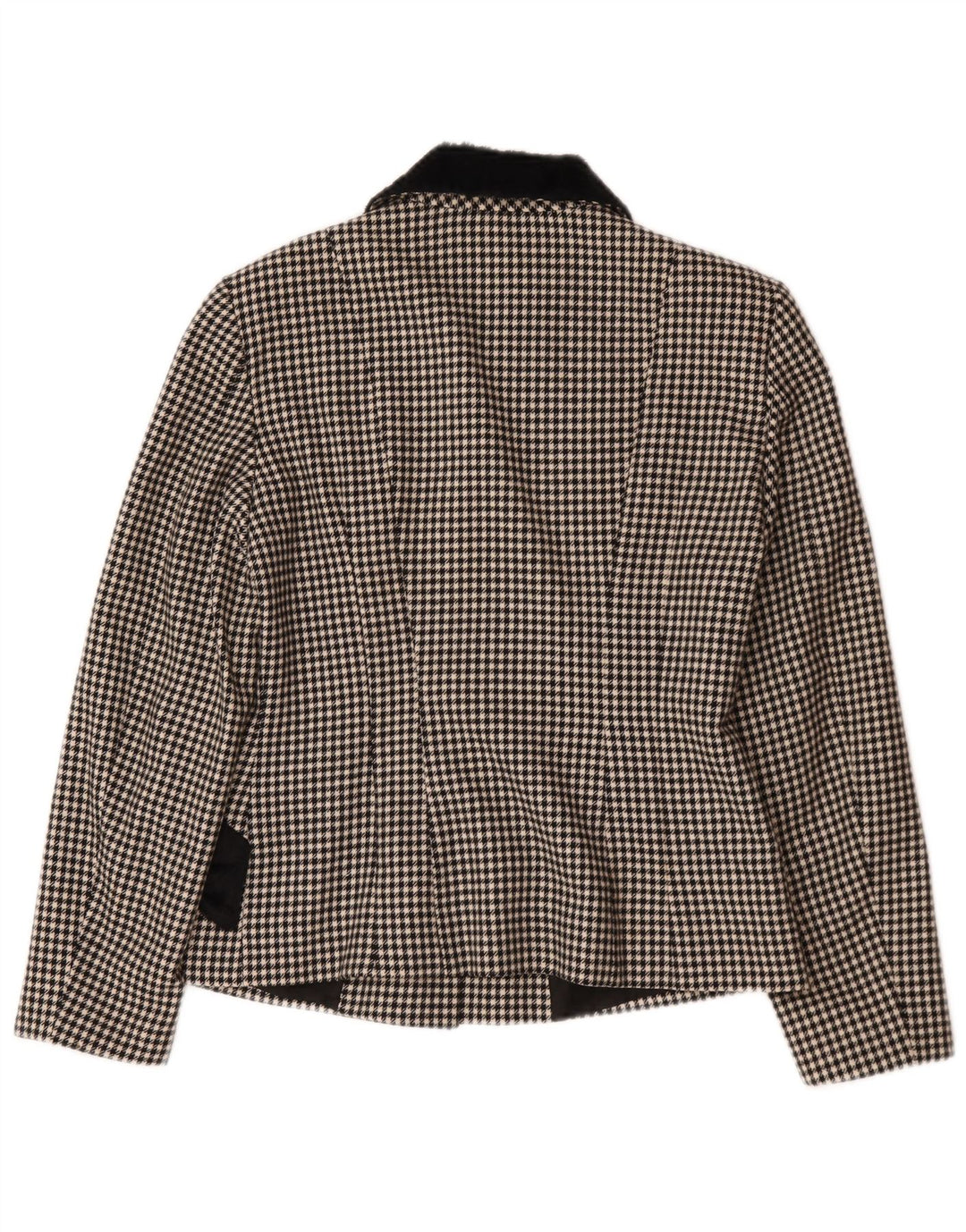 PHILOSOPHY DI ALBERTA FERRETTI Damen Blazer Jacke UK 12 Medium Schwarz