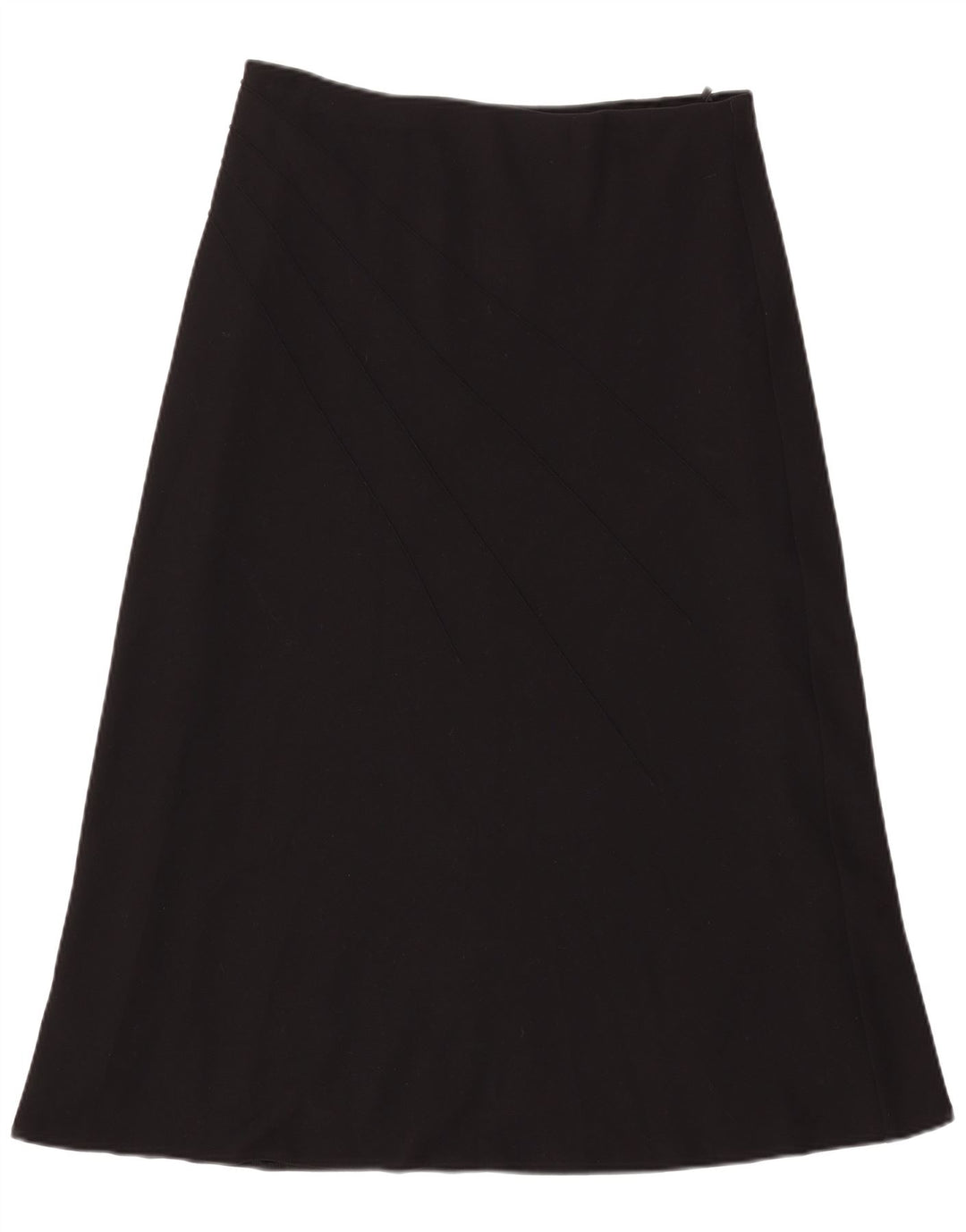 Marks & Spencer Damen A-Linienrock UK 16 Large W33 Schwarz Polyester