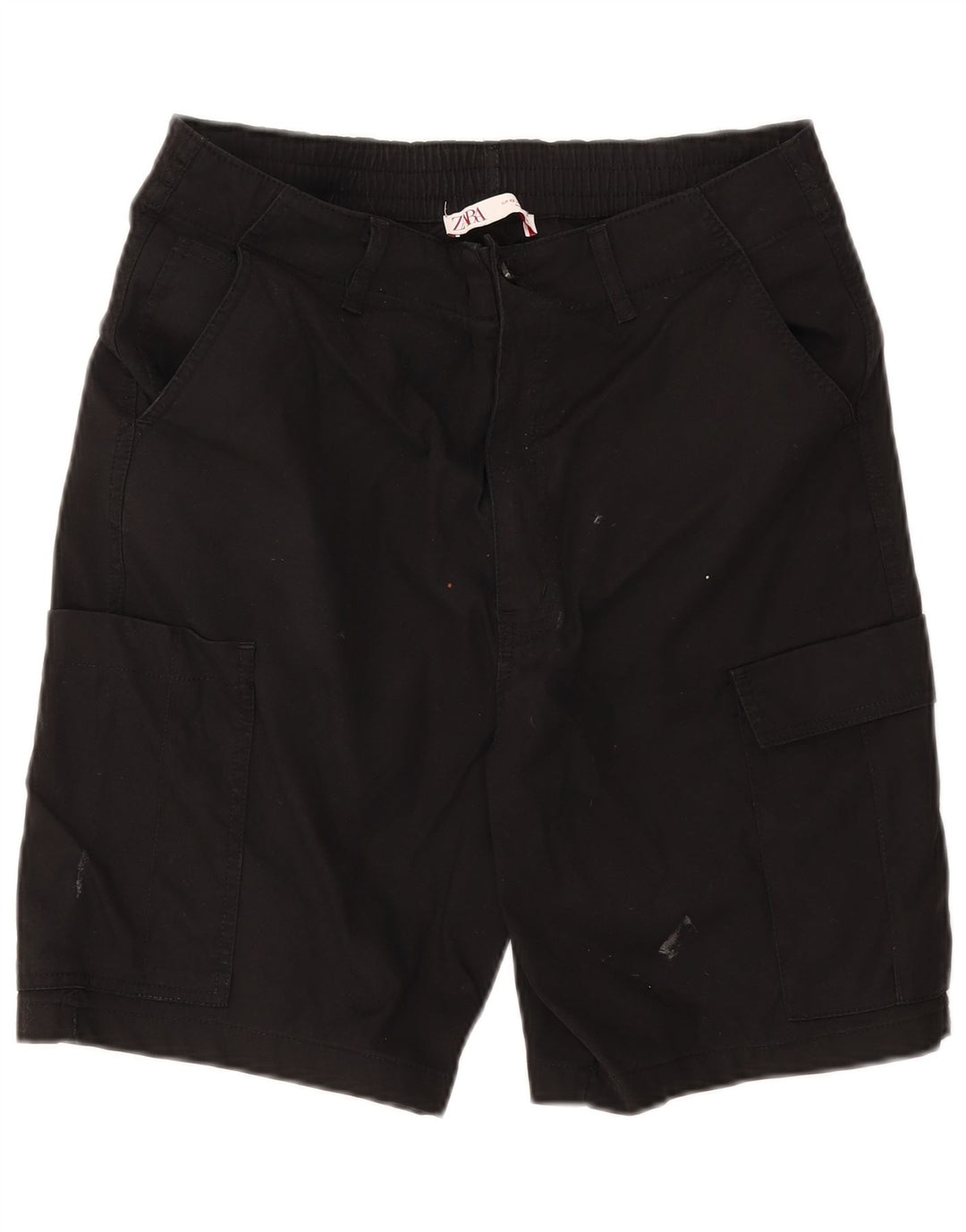 Zara Herren Cargoshorts EU 42 Large W32 Schwarz