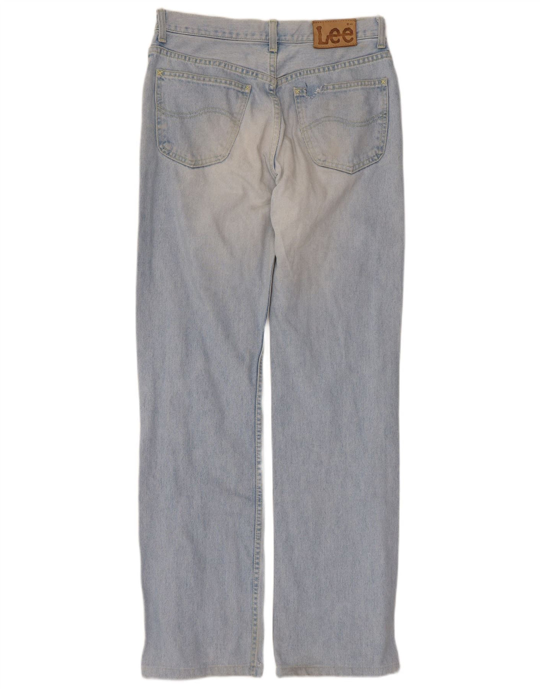 Lee Herren Straight Jeans W32 L32 Blaue Baumwolle