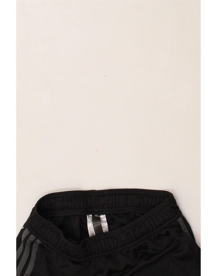ADIDAS Boys Aeroready Tracksuit Trousers 13-14 Years Small Black Polyester Vintage Adidas and Second-Hand Adidas from Messina Hembry 