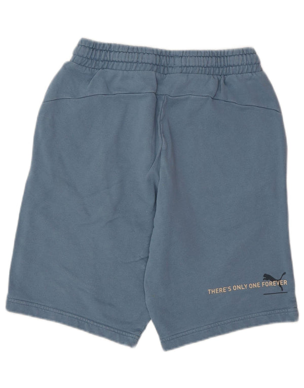 PUMA Herren Graphic Sport Shorts Kleine blaue Baumwolle