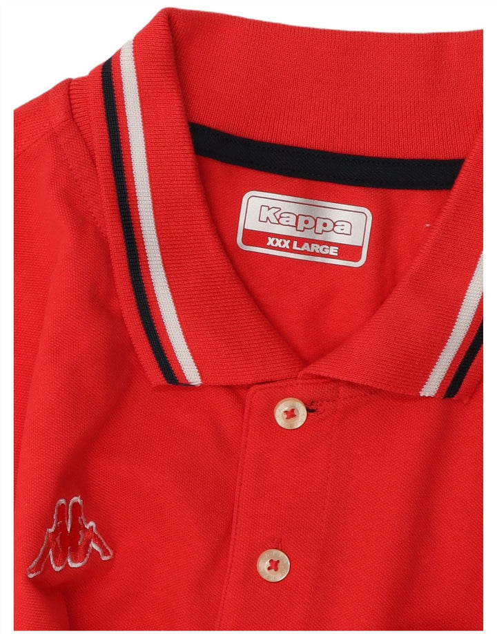 Kappa Herren Poloshirt 3XL Rot