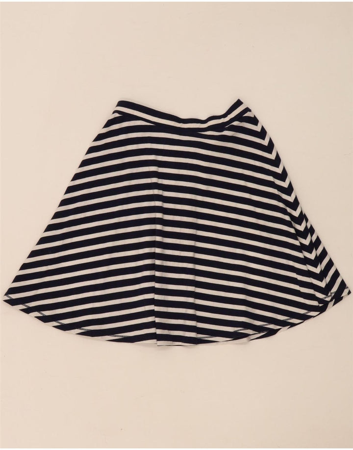 Superdry A-Linien-Rock für Damen, mittelgroß, W28, marineblau, gestreift, Baumwolle