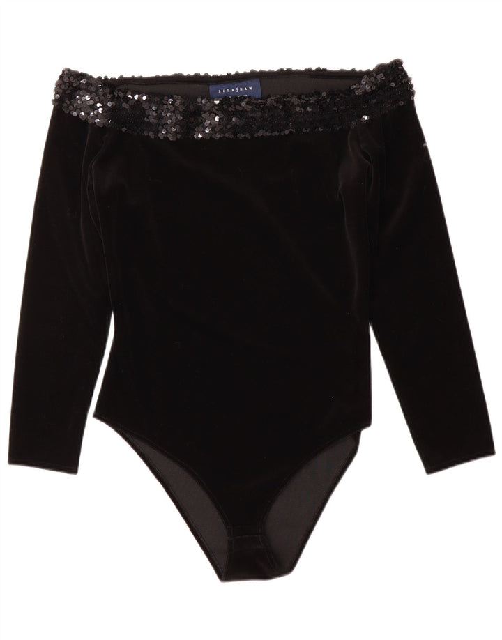 Bernshaw schulterfreier Damen-Body, UK 12, Mittelschwarz, Acryl