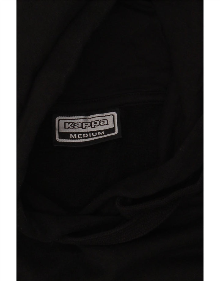 KAPPA Herren Graphic Hoodie Pullover Mittelschwarz