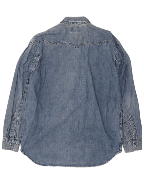 Levi's Herren-Jeanshemd, große blaue Baumwolle