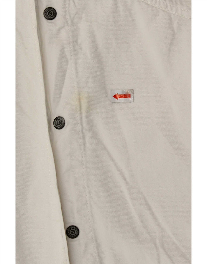 Mustang Herren Kurzarmhemd XL Weiß