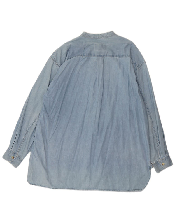Eddie Bauer Damen Pullover Jeanskleid UK 16 XL Blaue Baumwolle