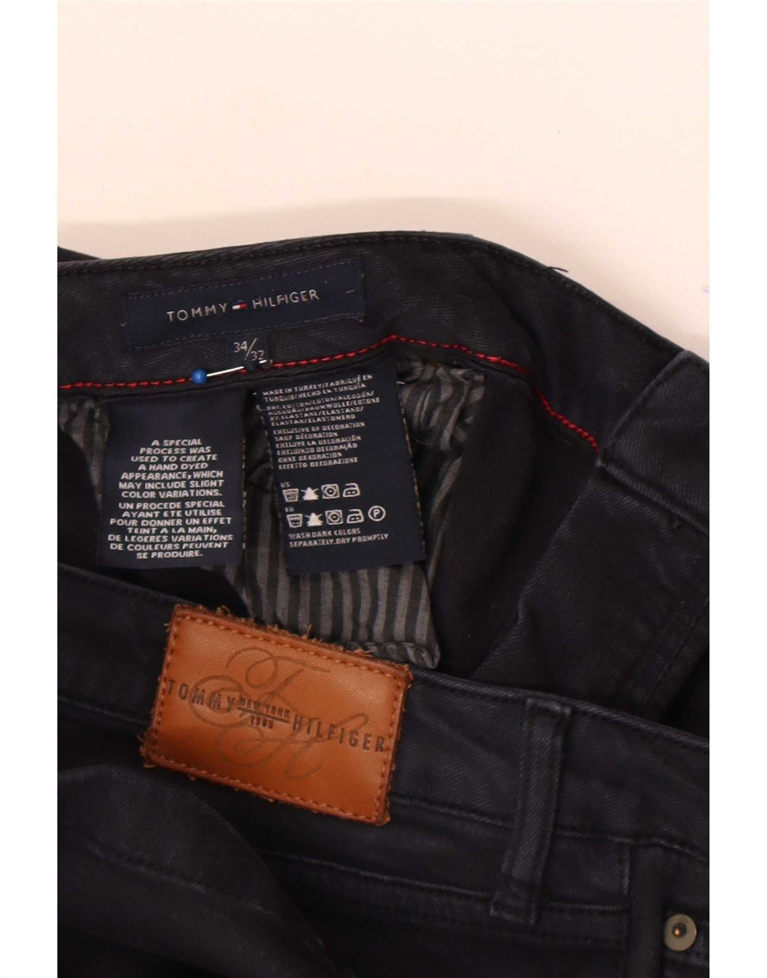 Tommy Hilfiger Damen Slim Jeans W34 L32 Marineblau