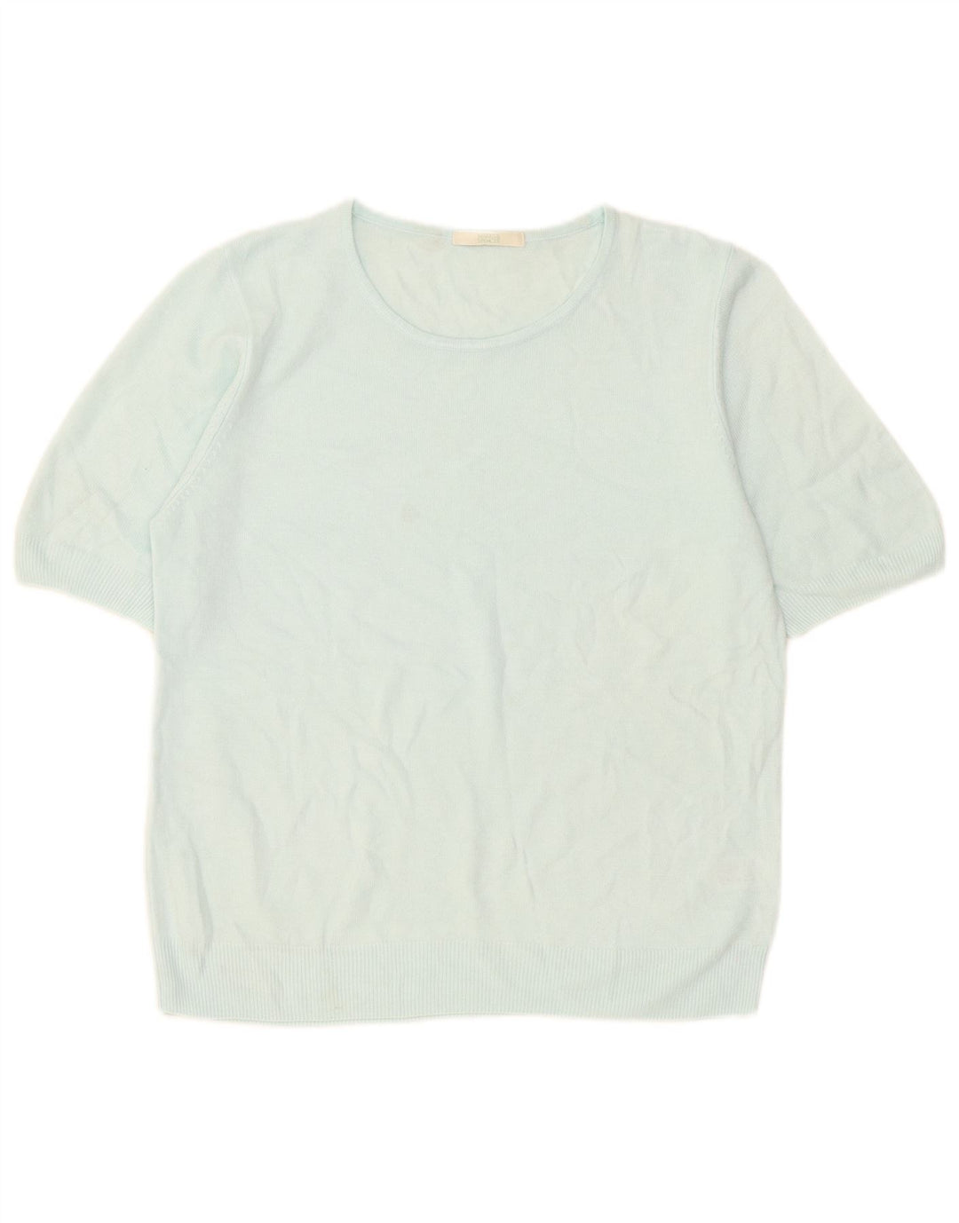 Marks & Spencer Damen-Pullover mit U-Boot-Ausschnitt, Gr. 16, Blau