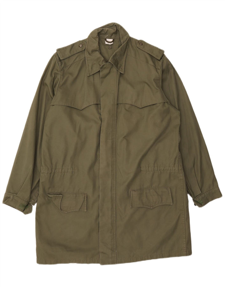 Vintage Herren Militärmantel UK 42 XL Khaki