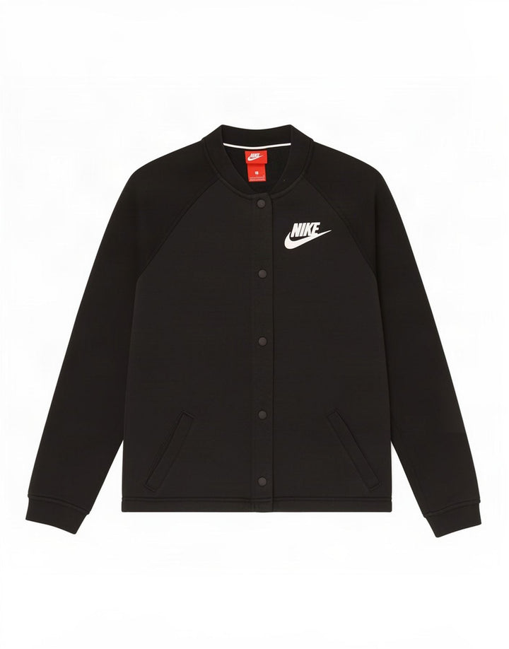 Nike Damen-Trainingsanzugoberteil mit Grafik, UK 10, Größe S, Schwarz