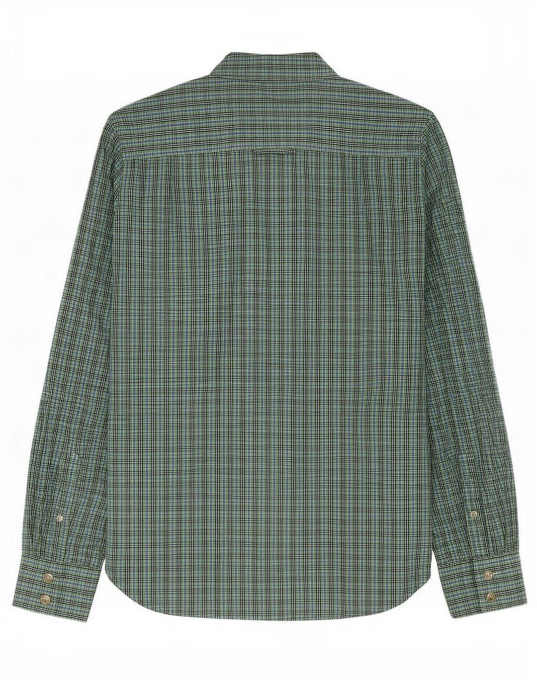 Superdry Herren-Hemd, groß, grün, Gingham-Baumwolle