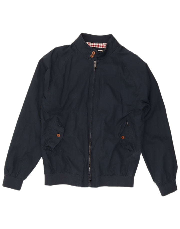 Ben Sherman Herren Bomberjacke UK 38 Mittel Marineblau