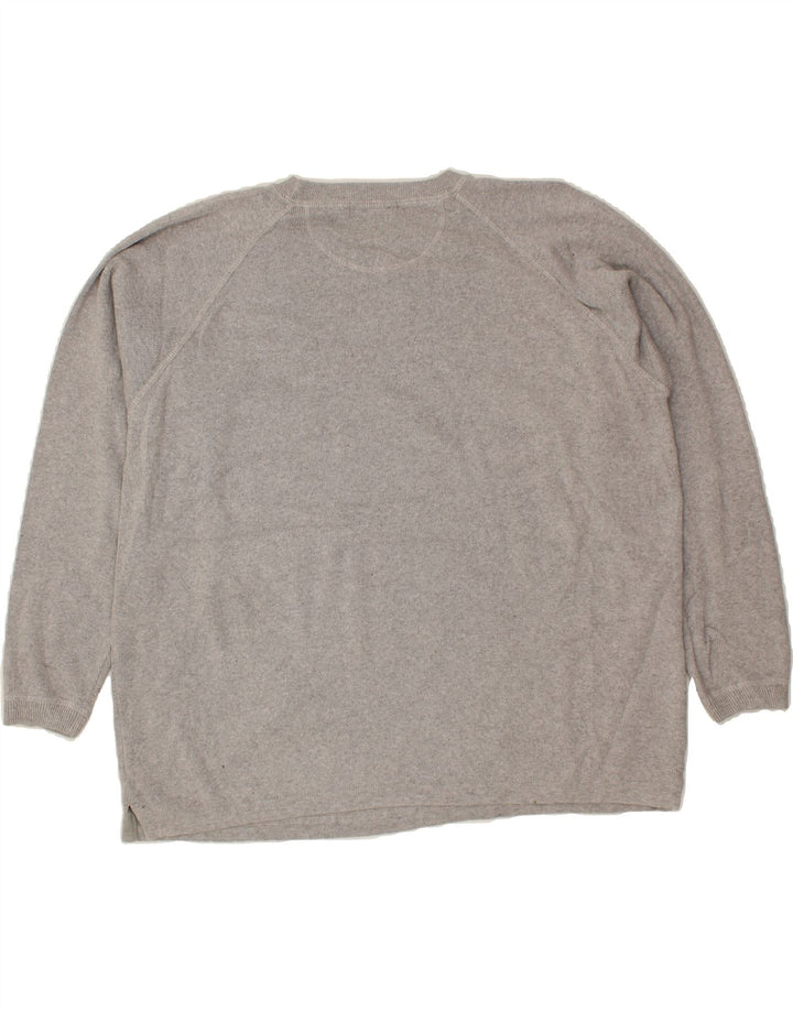 EDDIE BAUER Womens Oversized Sweatshirt Jumper UK 18 XL Grey Cotton Vintage Eddie Bauer and Second-Hand Eddie Bauer from Messina Hembry 