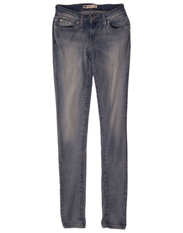 Levi's Damen Legging Skinny Jeans W25 L32 Blaue Baumwolle