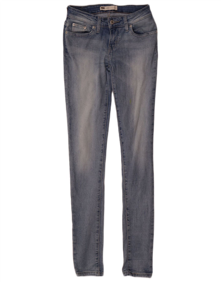 Levi's Damen Legging Skinny Jeans W25 L32 Blaue Baumwolle