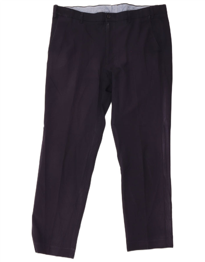 Marks & Spencer Herren-Anzughose, gerade, normal, W38, L31, Marineblau